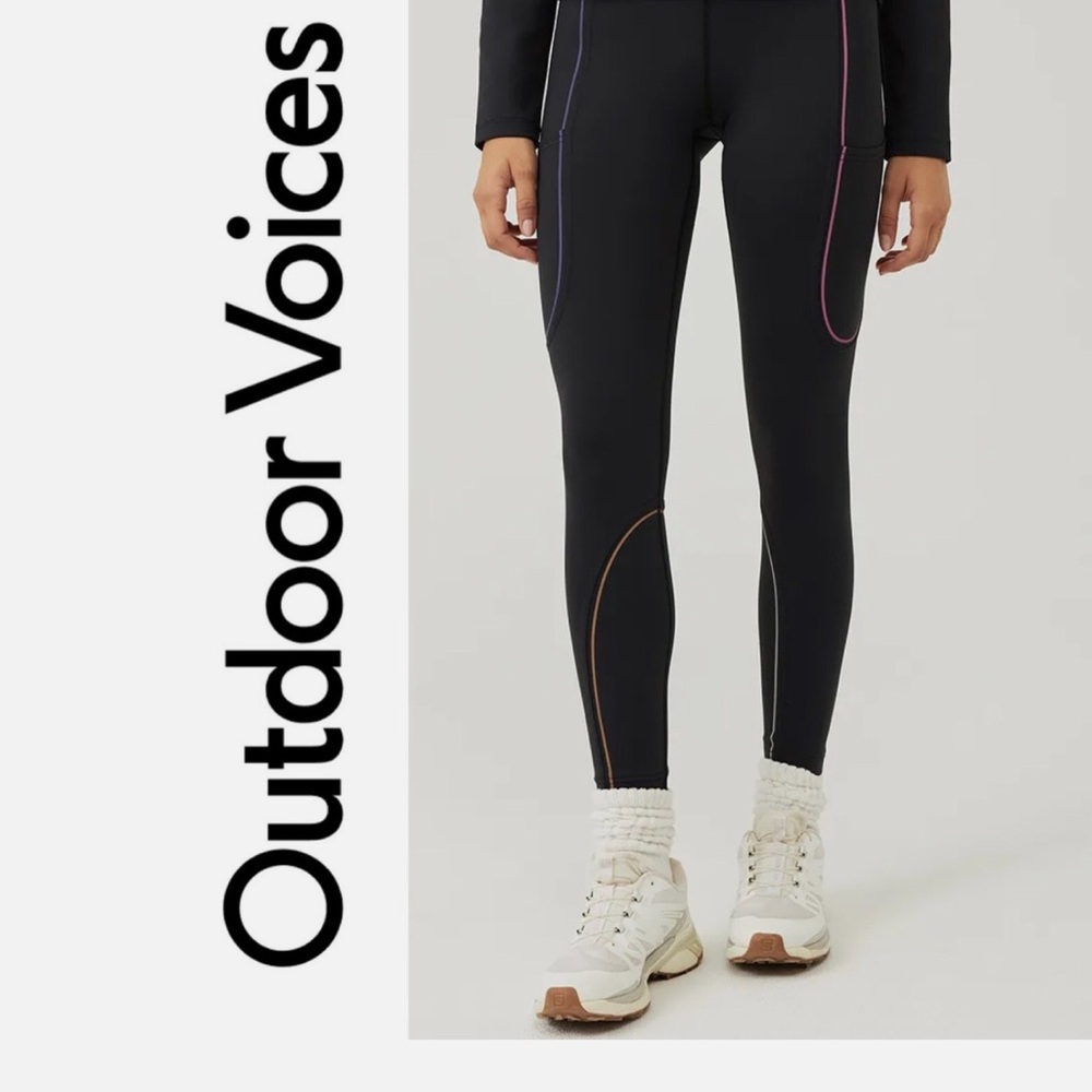 Outdoor Voices FrostKnit 7/8 Legging, Size Small